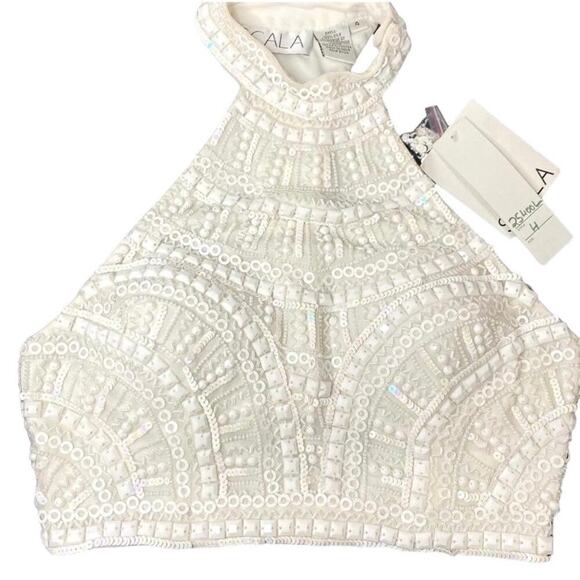 Scala Couture Luxury 2 Piece Silk Dress Set NWT - 4 - Picture 2 of 9